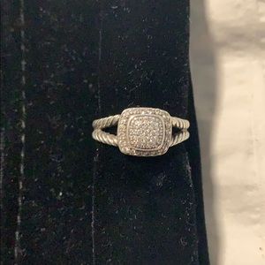 Authentic David Yurman diamond Albion ring